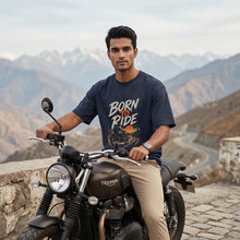 Born To Ride | Unisex Oversized Standard T-Shirt - Stay BesharamBorn To Ride | Unisex Oversized Standard T-Shirt