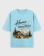 Home in Mountains - Unisex Oversized Classic T-Shirt - Stay BesharamFront_1_c_54.jpg
