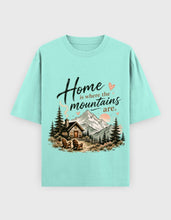Home in Mountains - Unisex Oversized Classic T-Shirt - Stay BesharamFront_1_c_53.jpg