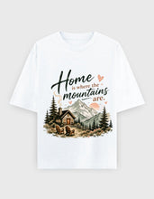 Home in Mountains - Unisex Oversized Classic T-Shirt - Stay BesharamFront_1_c_1.jpg