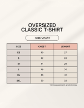 Home in Mountains - Unisex Oversized Classic T-Shirt - Stay Besharam1754893120sizechart.png