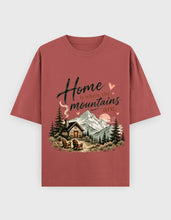 Home in Mountains - Unisex Oversized Classic T-Shirt - Stay BesharamFront_1_c_52.jpg