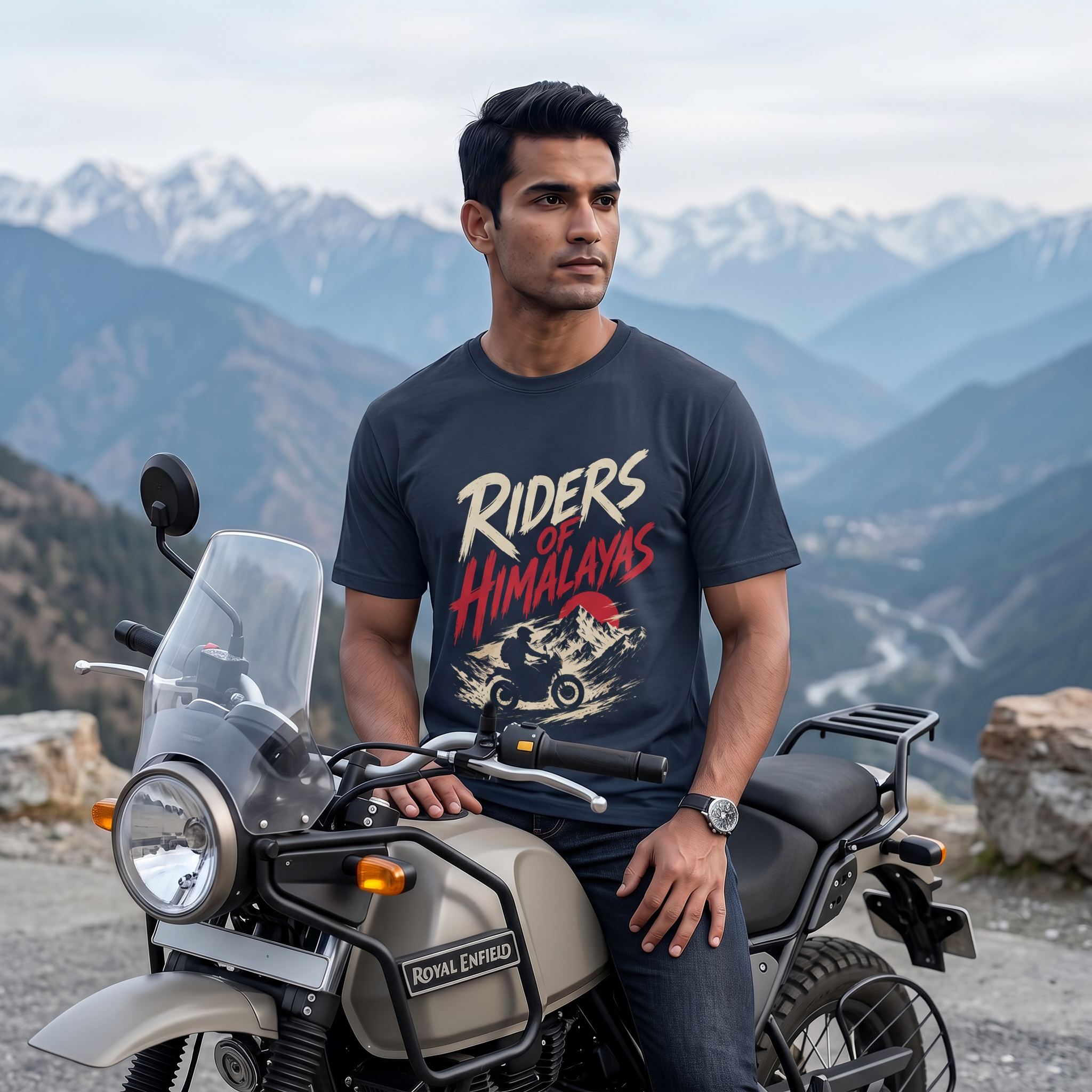 Riders of Himalaya | Unisex Oversized Standard T-Shirt
