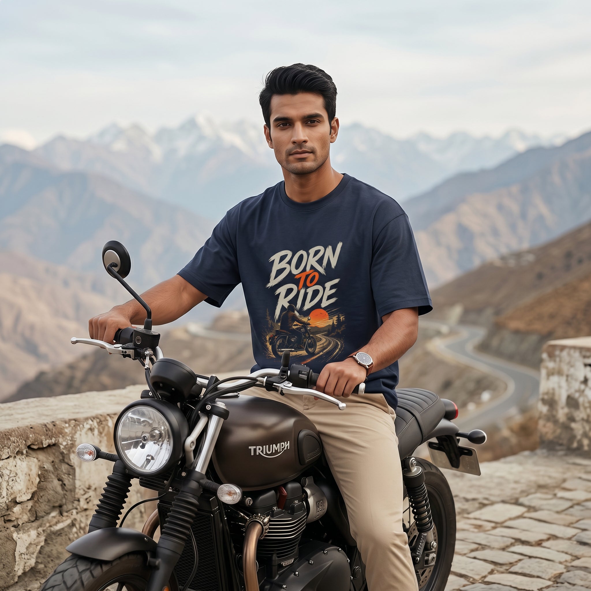 Born To Ride | Unisex Oversized Standard T-Shirt