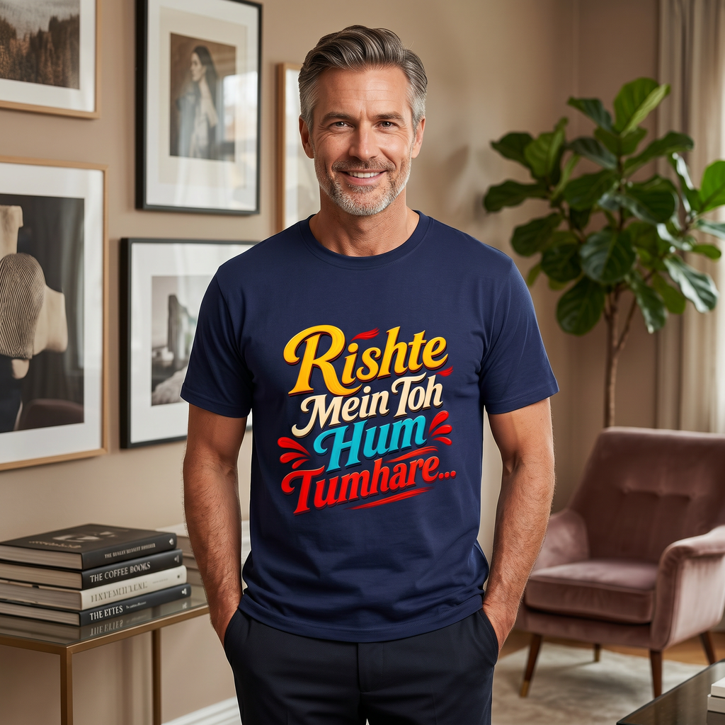 Rishte Mein Toh Hum Tumhare | Unisex Classic Crew T-Shirt