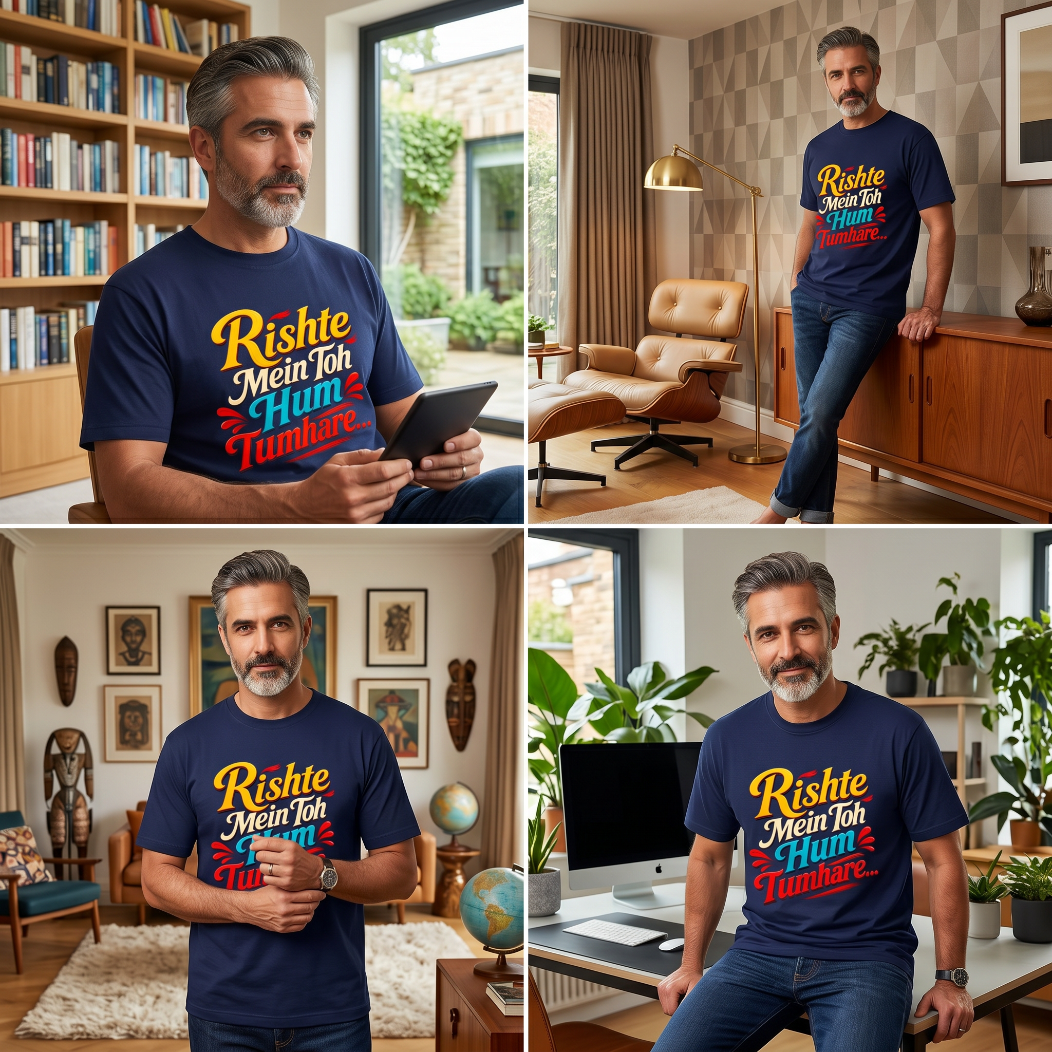 Rishte Mein Toh Hum Tumhare | Unisex Classic Crew T-Shirt