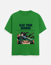 Slay Your Demons - Unisex Classic Crew T-Shirt - Stay BesharamFront_1_c_27.jpg