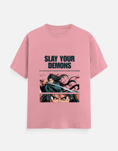 Slay Your Demons - Unisex Classic Crew T-Shirt - Stay BesharamFront_1_c_56.jpg