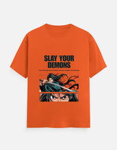 Slay Your Demons - Unisex Classic Crew T-Shirt - Stay BesharamFront_1_c_33.jpg