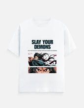 Slay Your Demons - Unisex Classic Crew T-Shirt - Stay BesharamFront_1_c_1.jpg