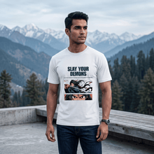 Slay Your Demons - Unisex Classic Crew T-Shirt - Stay BesharamSlay Your Demons - Unisex Classic Crew T-Shirt