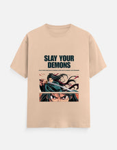 Slay Your Demons - Unisex Classic Crew T-Shirt - Stay BesharamFront_1_c_48.jpg