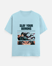 Slay Your Demons - Unisex Classic Crew T-Shirt - Stay BesharamFront_1_c_54.jpg