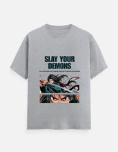 Slay Your Demons - Unisex Classic Crew T-Shirt - Stay BesharamFront_1_c_4.jpg