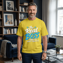 The Real Boss | Unisex Classic Crew T-Shirt - Stay BesharamThe Real Boss | Unisex Classic Crew T-Shirt