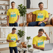 The Real Boss | Unisex Classic Crew T-Shirt - Stay BesharamThe Real Boss | Unisex Classic Crew T-Shirt